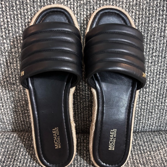 Michael Kors Black Sandals - Picture 2 of 10